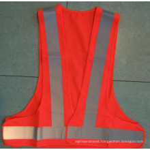 Fashion Safety Vest with Visible Reflective Strip